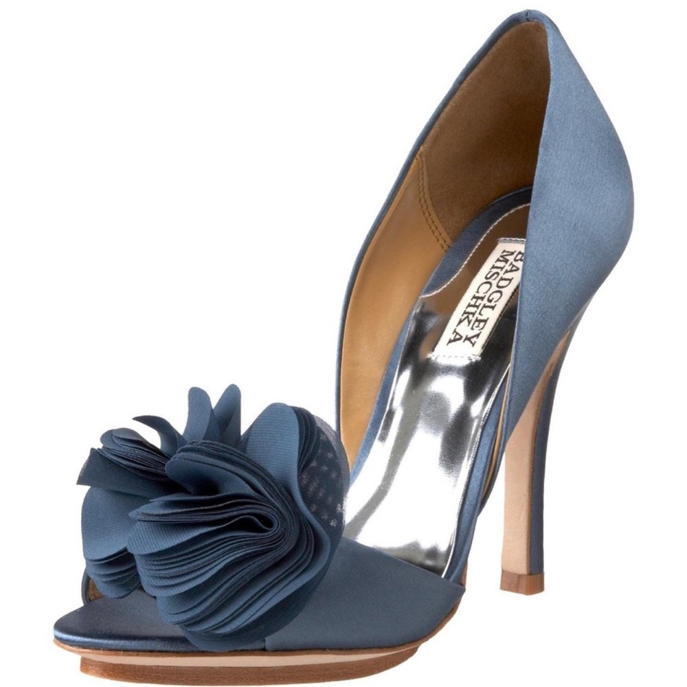 Badgley Mischka Randall Blue Pumps